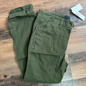 J. Crew Chino Cuffed Pants